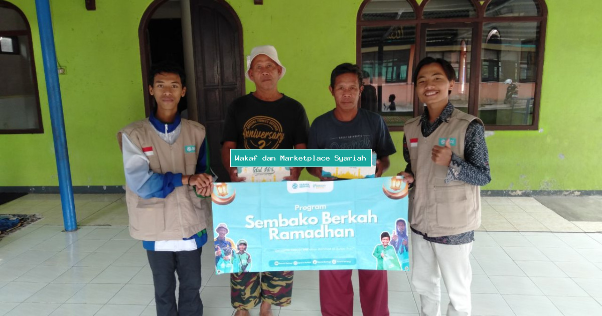 Wakaf dan Marketplace Syariah